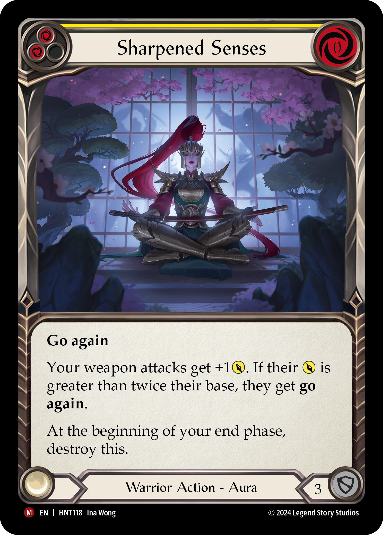 Sharpened Senses [HNT118] (The Hunted)  Rainbow Foil | Galactic Gamez