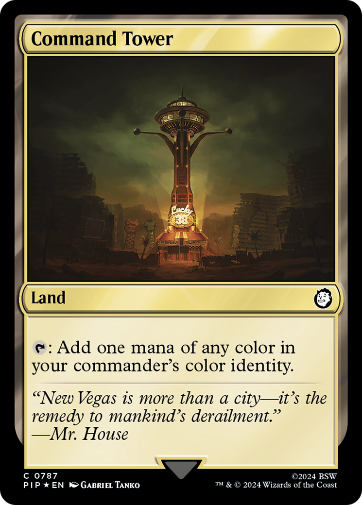 Command Tower (Surge Foil) [Fallout] | Galactic Gamez