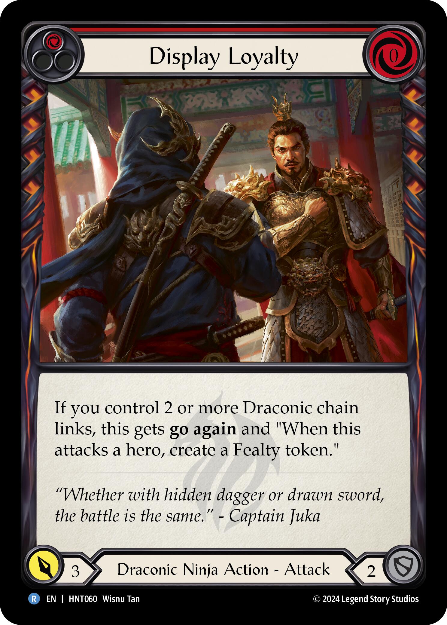 Display Loyalty (Red) [HNT060] (The Hunted) | Galactic Gamez