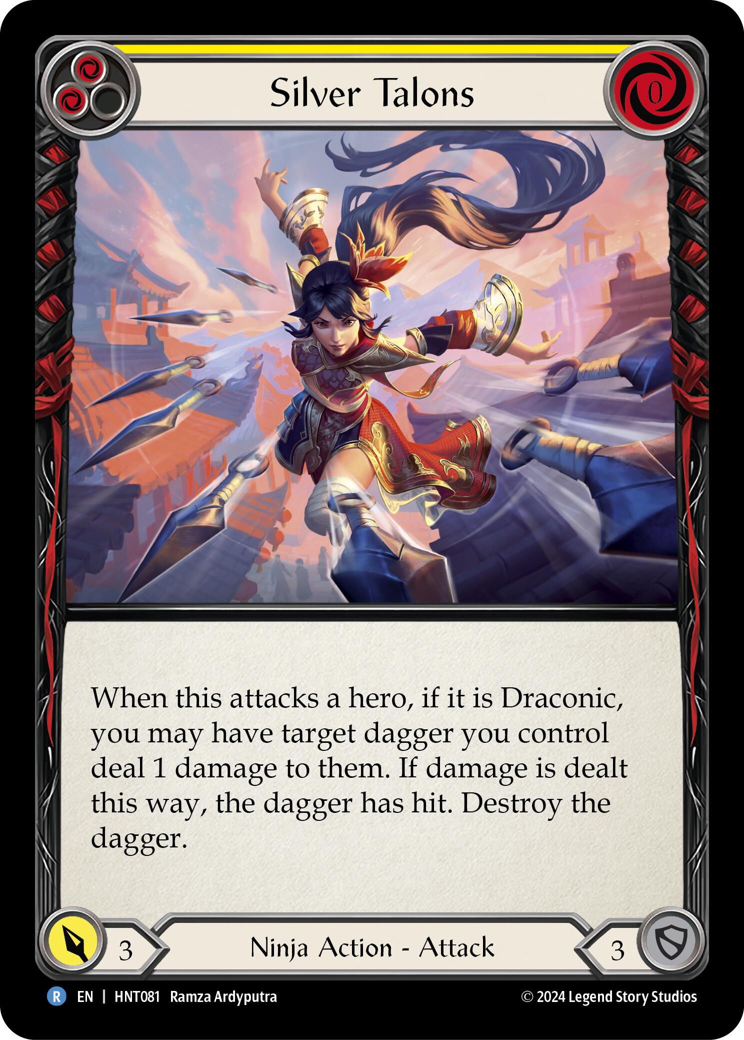 Silver Talons (Yellow) [HNT081] (The Hunted) | Galactic Gamez