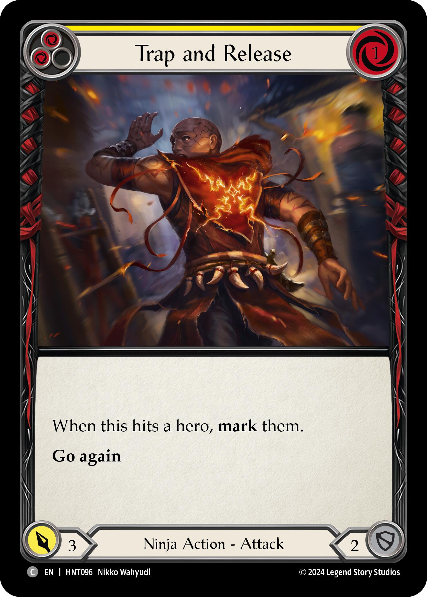 Trap and Release (Yellow) [HNT096] (The Hunted) | Galactic Gamez