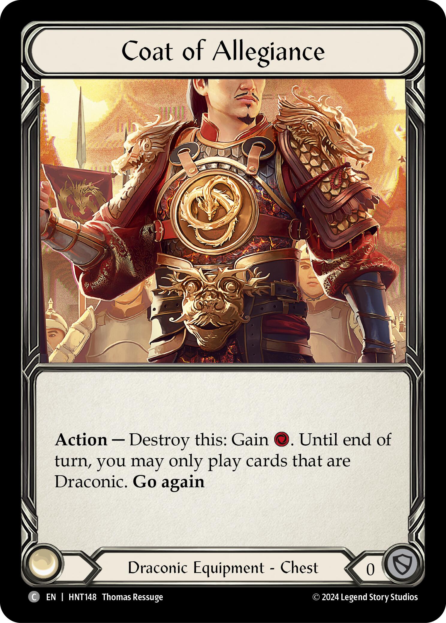 Coat of Allegiance [HNT148] (The Hunted) | Galactic Gamez