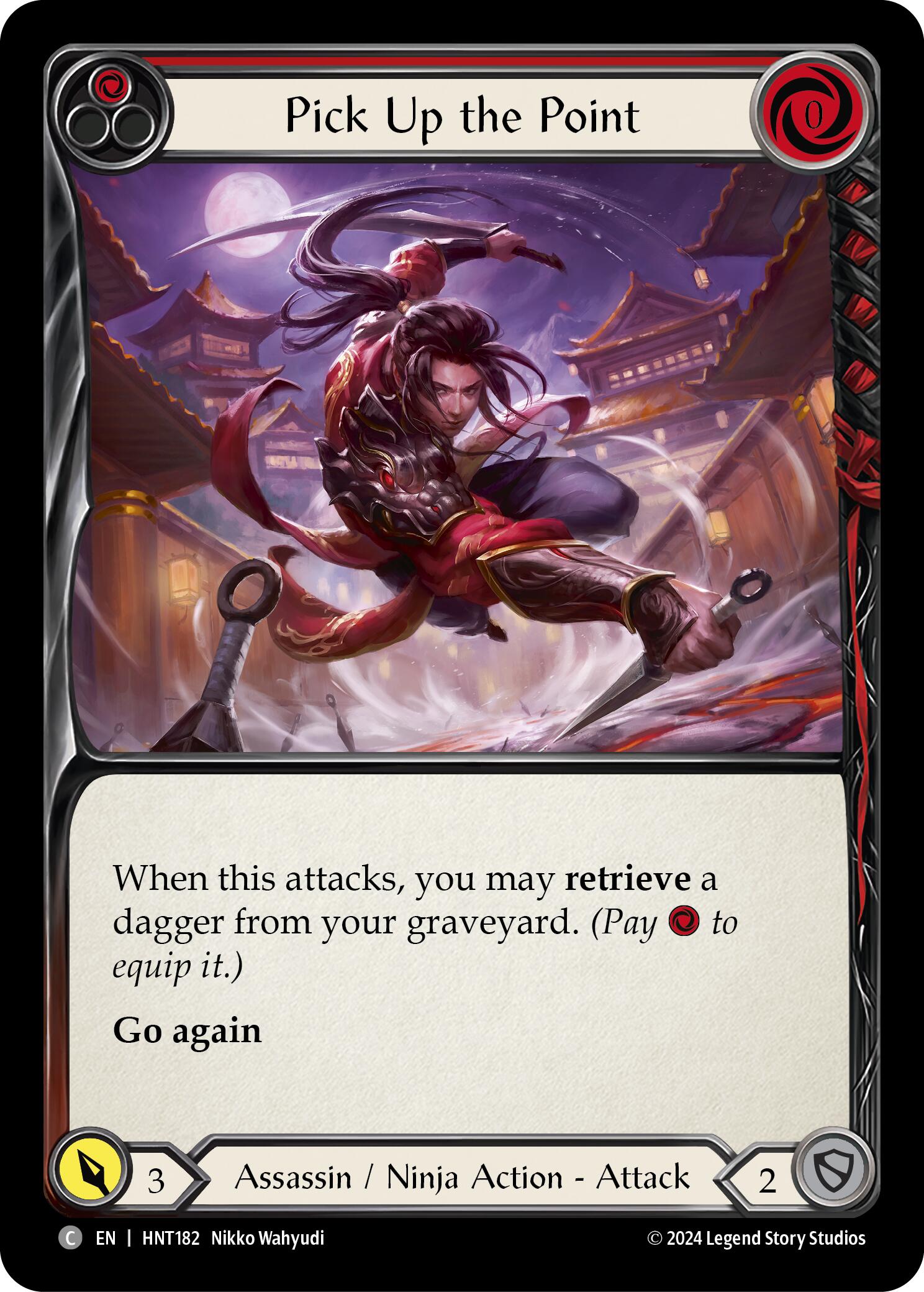 Pick Up the Point (Red) [HNT182] (The Hunted)  Rainbow Foil | Galactic Gamez
