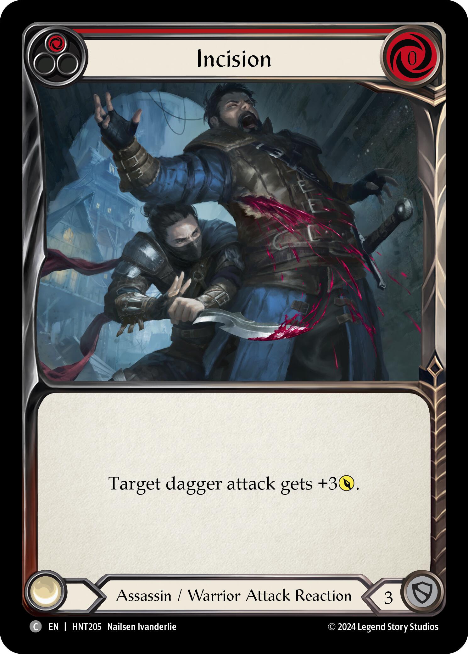 Incision (Red) [HNT205] (The Hunted) | Galactic Gamez