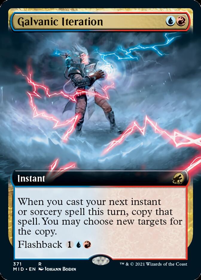 Galvanic Iteration (Extended Art) [Innistrad: Midnight Hunt] | Galactic Gamez