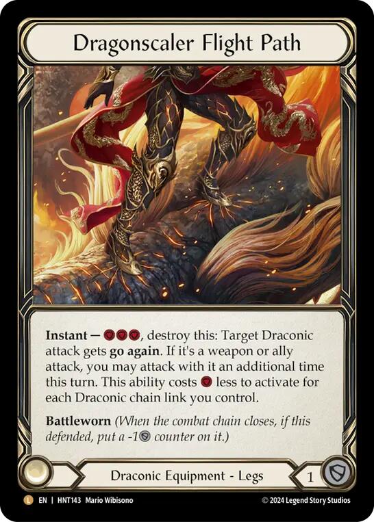 Dragonscaler Flight Path [HNT143] (The Hunted)  Cold Foil | Galactic Gamez