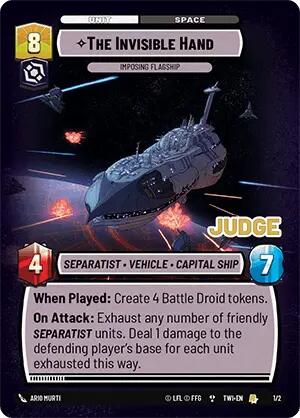 The Invisible Hand - Imposing Flagship (1/2) (1/2) [Judge Promos] | Galactic Gamez