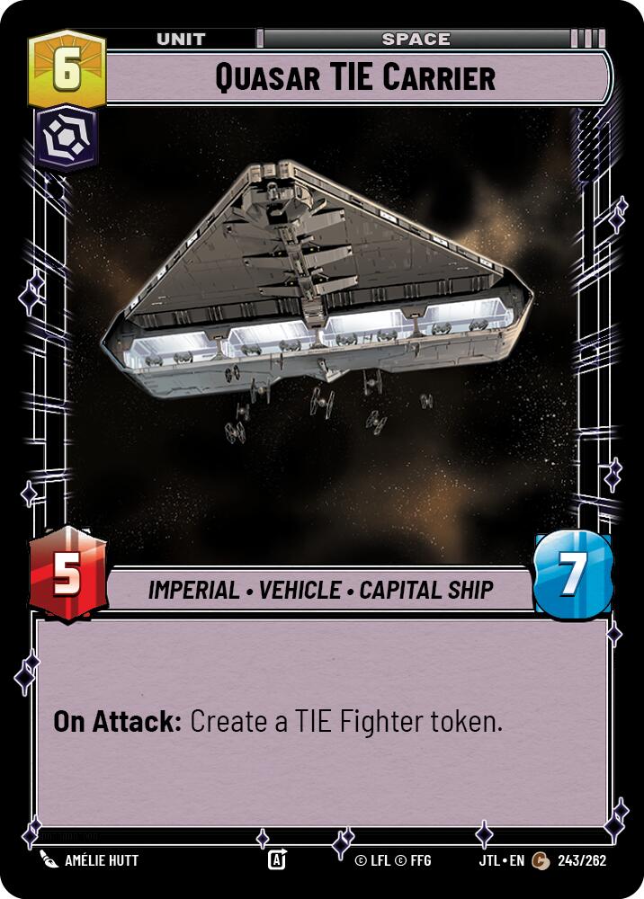 Quasar TIE Carrier (243/262) (243/257) [Jump to Lightspeed] | Galactic Gamez