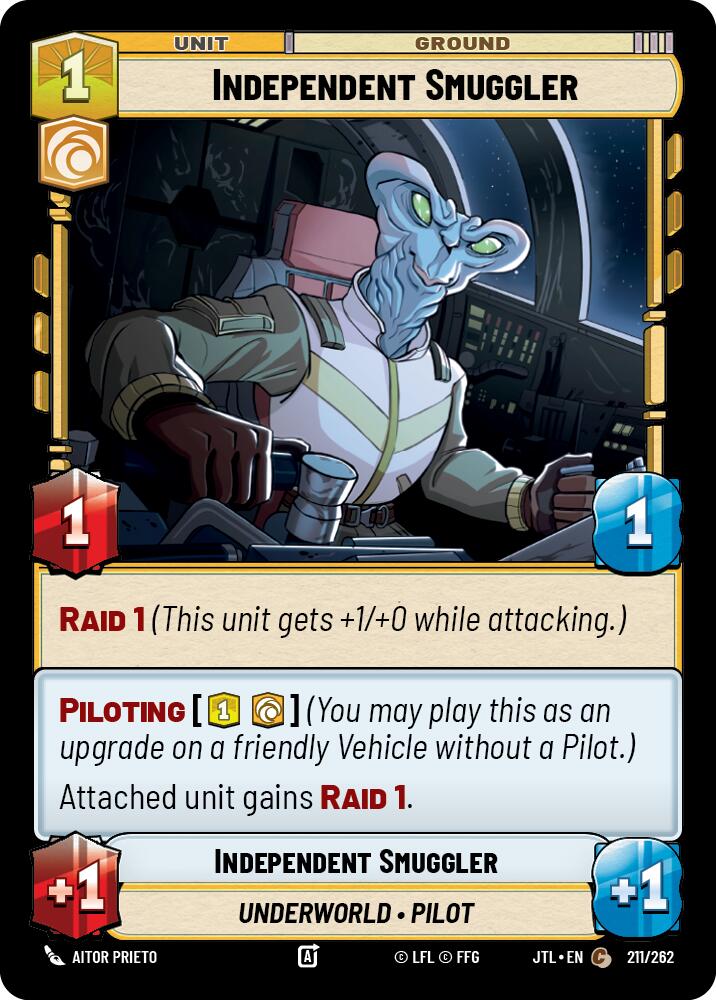 Independent Smuggler (211/262) (211/257) [Jump to Lightspeed] | Galactic Gamez
