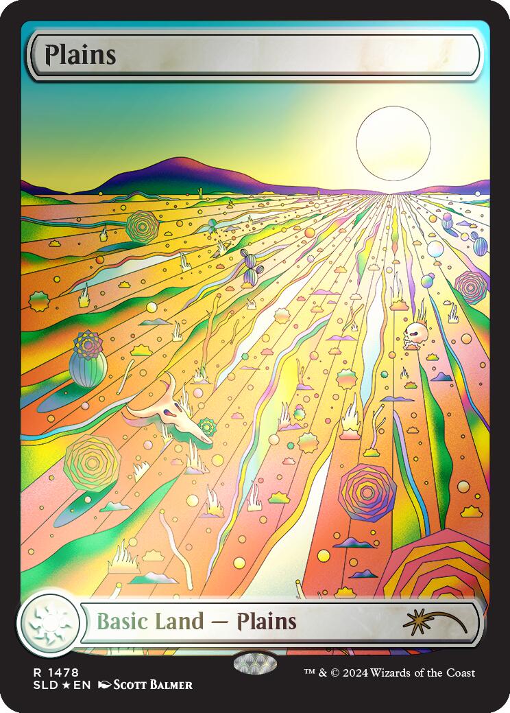 Plains (1478) (Rainbow Foil) [Secret Lair Drop Series] | Galactic Gamez