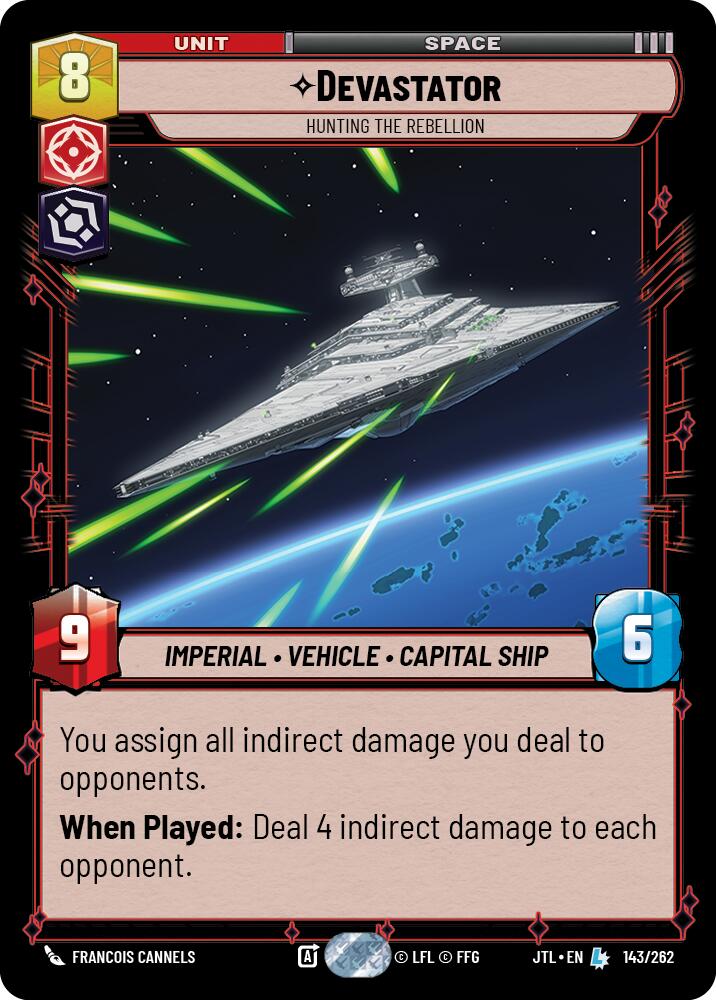 Devastator - Hunting the Rebellion (143/262) (143/257) [Jump to Lightspeed] | Galactic Gamez