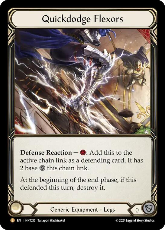 Quickdodge Flexors [HNT215] (The Hunted)  Cold Foil | Galactic Gamez