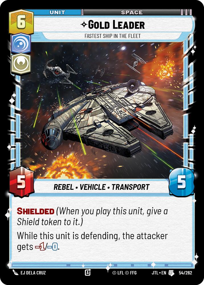 Gold Leader - Fastest Ship in the Fleet (054/262) (054/257) [Jump to Lightspeed] | Galactic Gamez