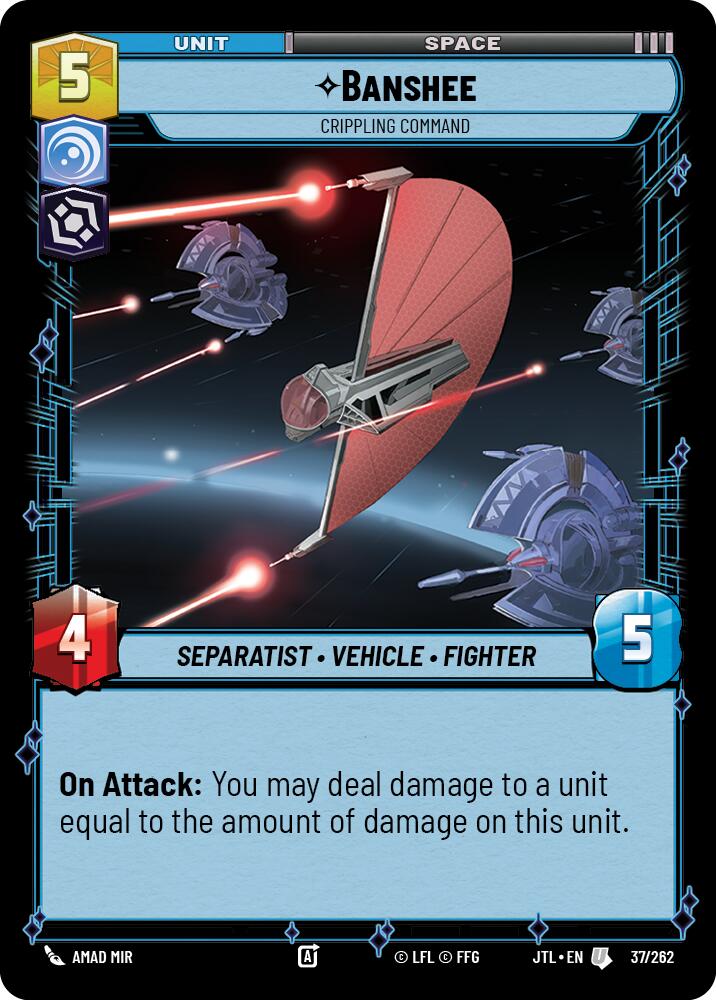 Banshee - Crippling Command (037/262) (037/257) [Jump to Lightspeed] | Galactic Gamez