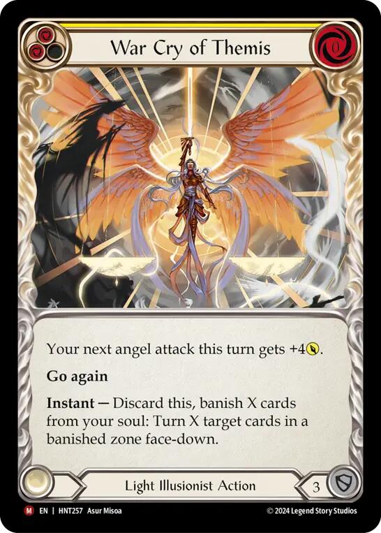 War Cry of Themis [HNT257] (The Hunted)  Rainbow Foil | Galactic Gamez