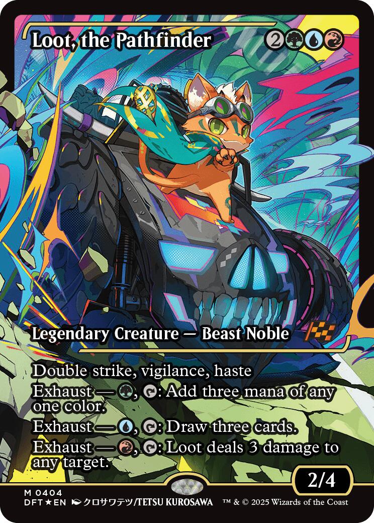 Loot, the Pathfinder (Showcase) (Japanese) [Aetherdrift] | Galactic Gamez