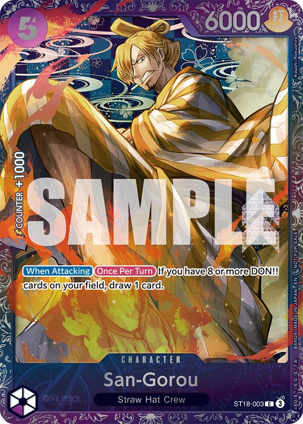 San-Gorou (Treasure Cup 2025) [One Piece Promotion Cards] | Galactic Gamez