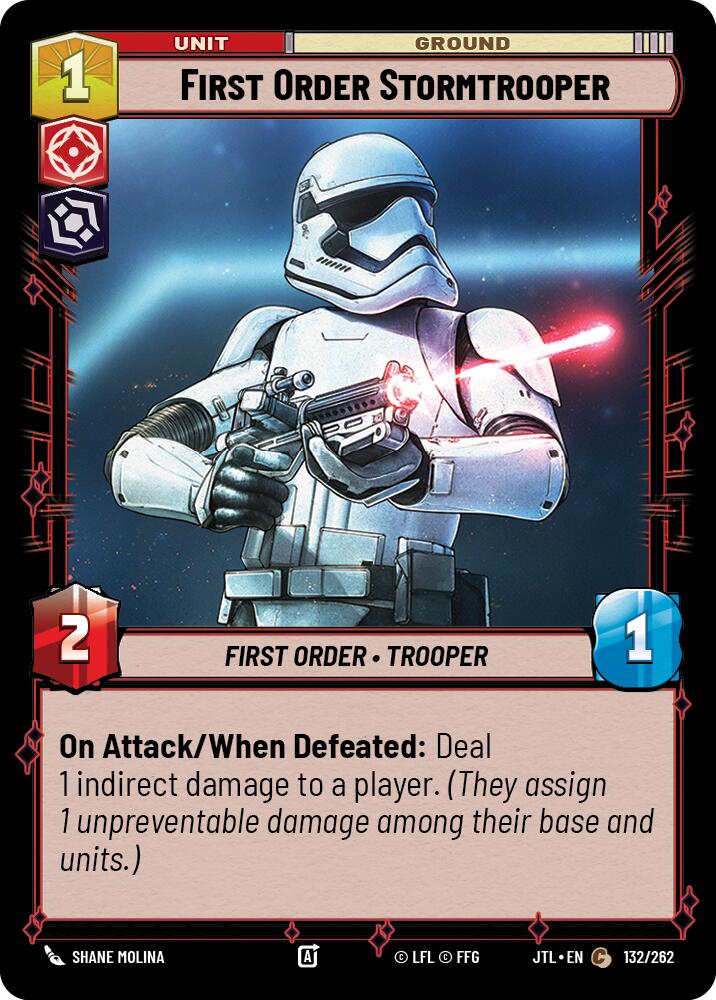 First Order Stormtrooper (132/262) (132/257) [Jump to Lightspeed] | Galactic Gamez