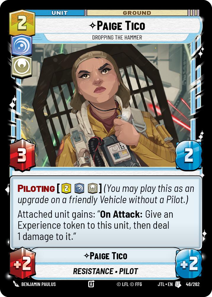 Paige Tico - Dropping the Hammer (046/262) (046/257) [Jump to Lightspeed] | Galactic Gamez