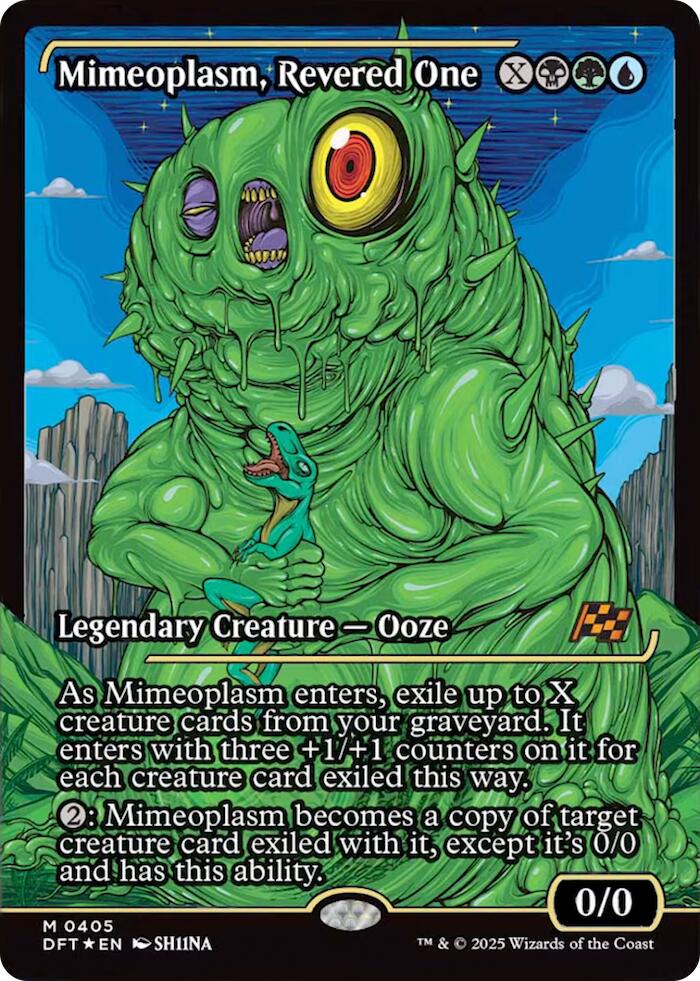 Mimeoplasm, Revered One (Showcase) (Japanese) [Aetherdrift] | Galactic Gamez