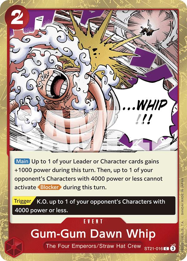 Gum-Gum Dawn Whip [Starter Deck EX: Gear 5] | Galactic Gamez