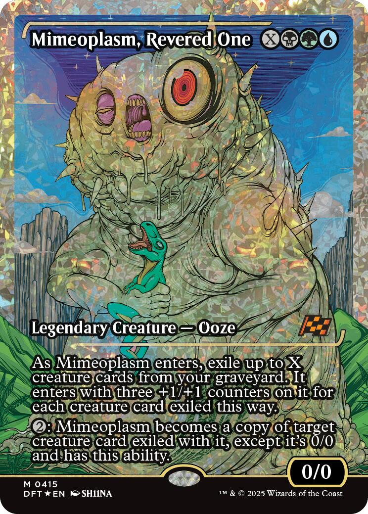 Mimeoplasm, Revered One (Showcase Fracture Foil) (Japanese) [Aetherdrift] | Galactic Gamez