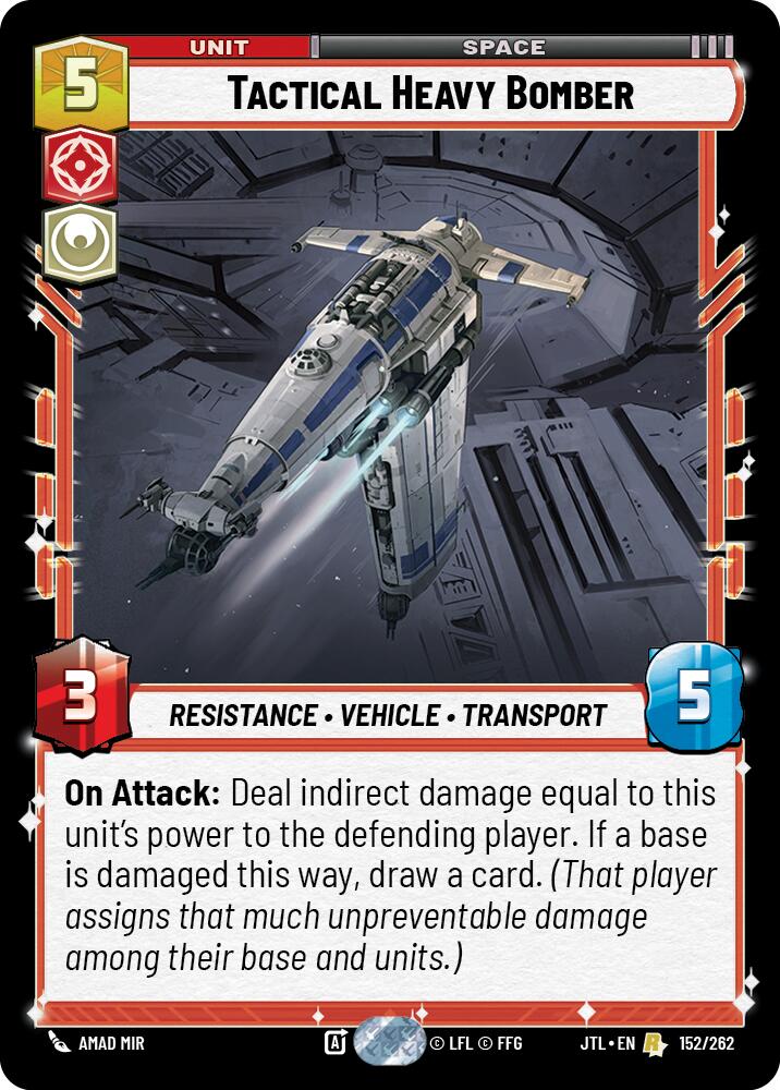 Tactical Heavy Bomber (152/262) (152/257) [Jump to Lightspeed] | Galactic Gamez