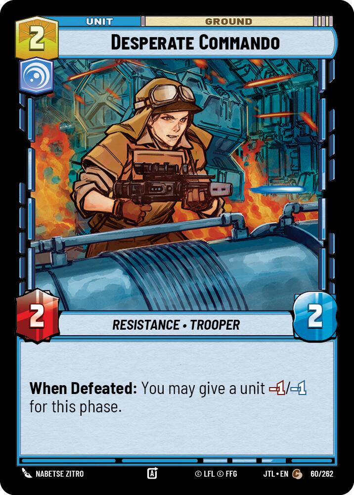 Desperate Commando (060/262) (060/257) [Jump to Lightspeed] | Galactic Gamez
