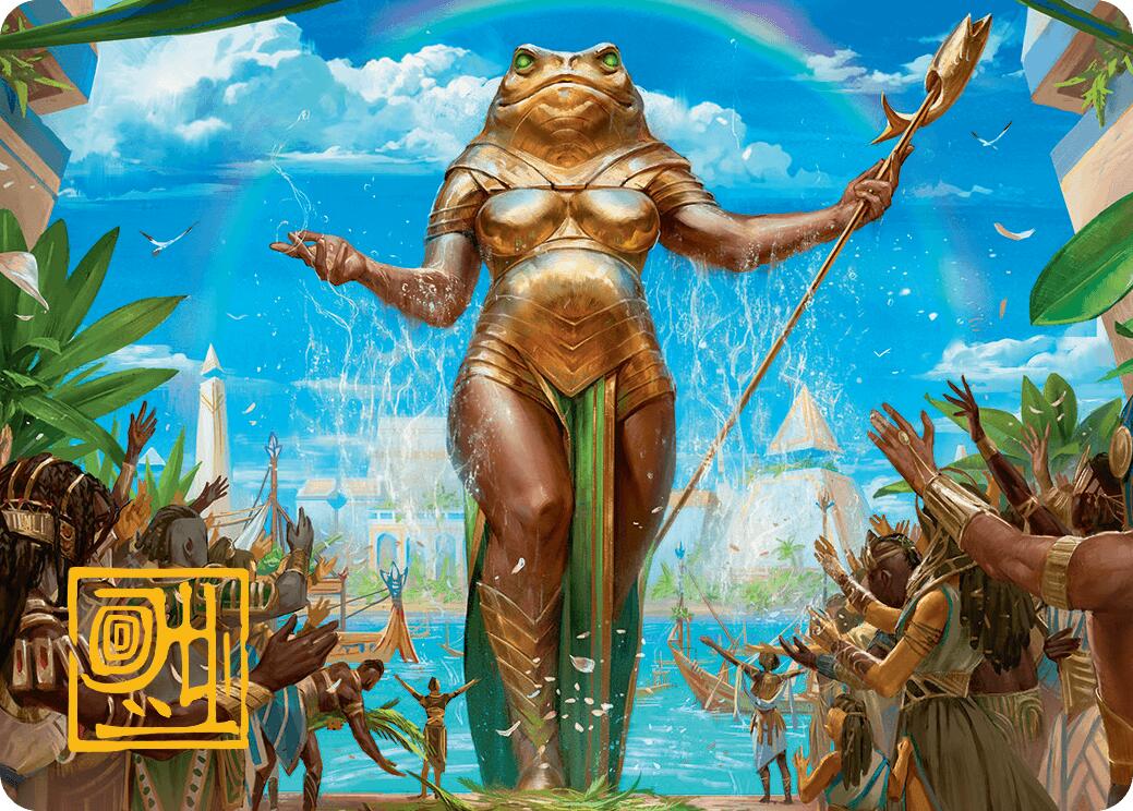 Sab-Sunen, Luxa Embodied Art Card (Gold-Stamped Signature) [Aetherdrift Art Series] | Galactic Gamez