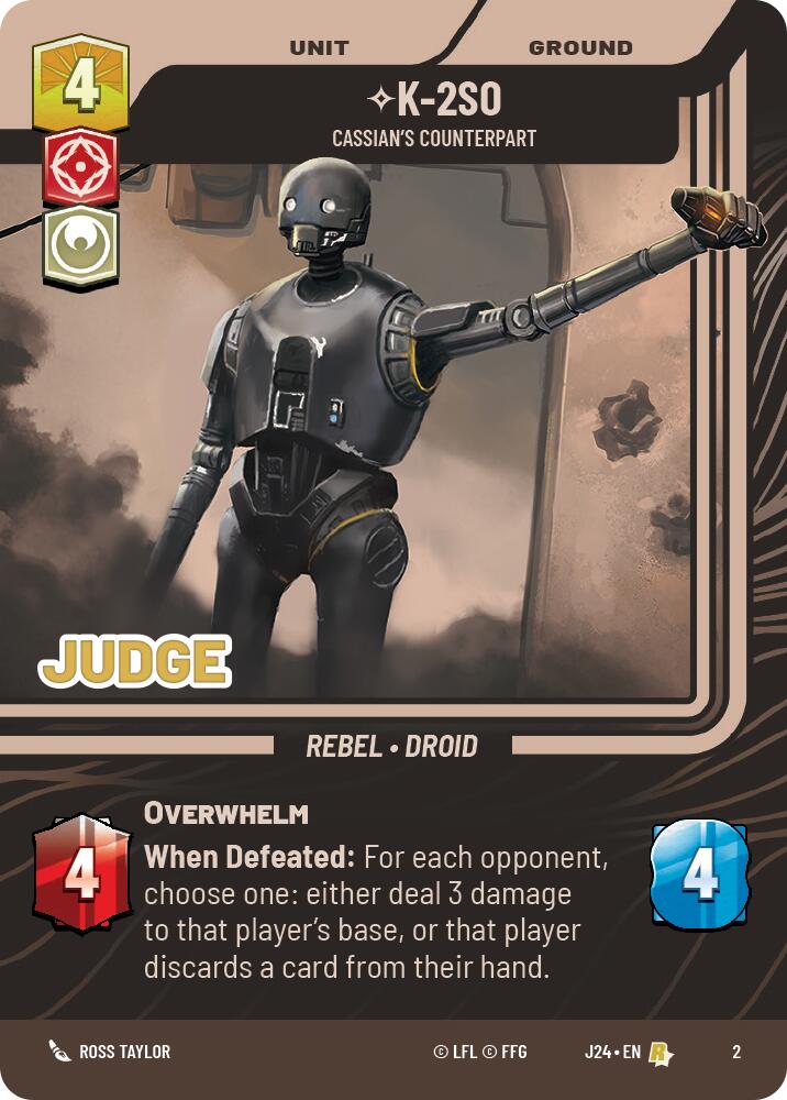 K-2SO - Cassian's Counterpart (2) (2) [Judge Promos] | Galactic Gamez