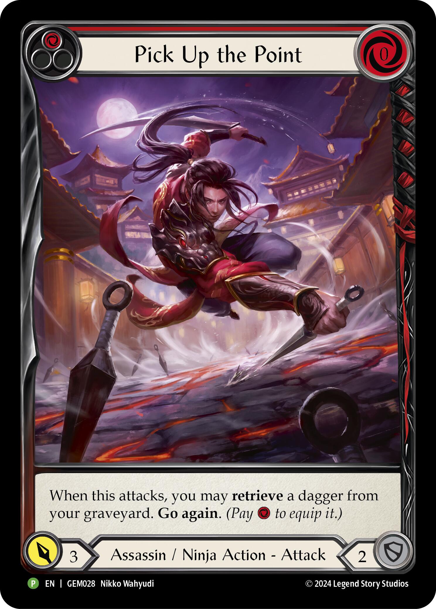 Pick Up the Point (Red) [GEM028] (GEM Pack 1)  Rainbow Foil | Galactic Gamez