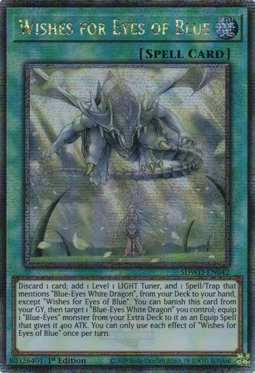 Wishes for Eyes of Blue (Quarter Century Secret Rare) [SDWD-EN042] Quarter Century Secret Rare | Galactic Gamez