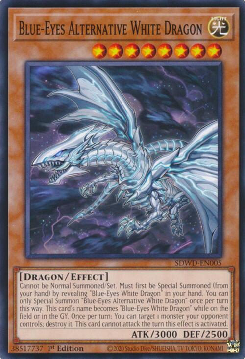 Blue-Eyes Alternative White Dragon [SDWD-EN005] Common | Galactic Gamez