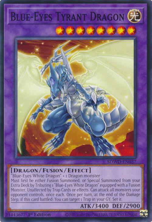 Blue-Eyes Tyrant Dragon [SDWD-EN037] Common | Galactic Gamez