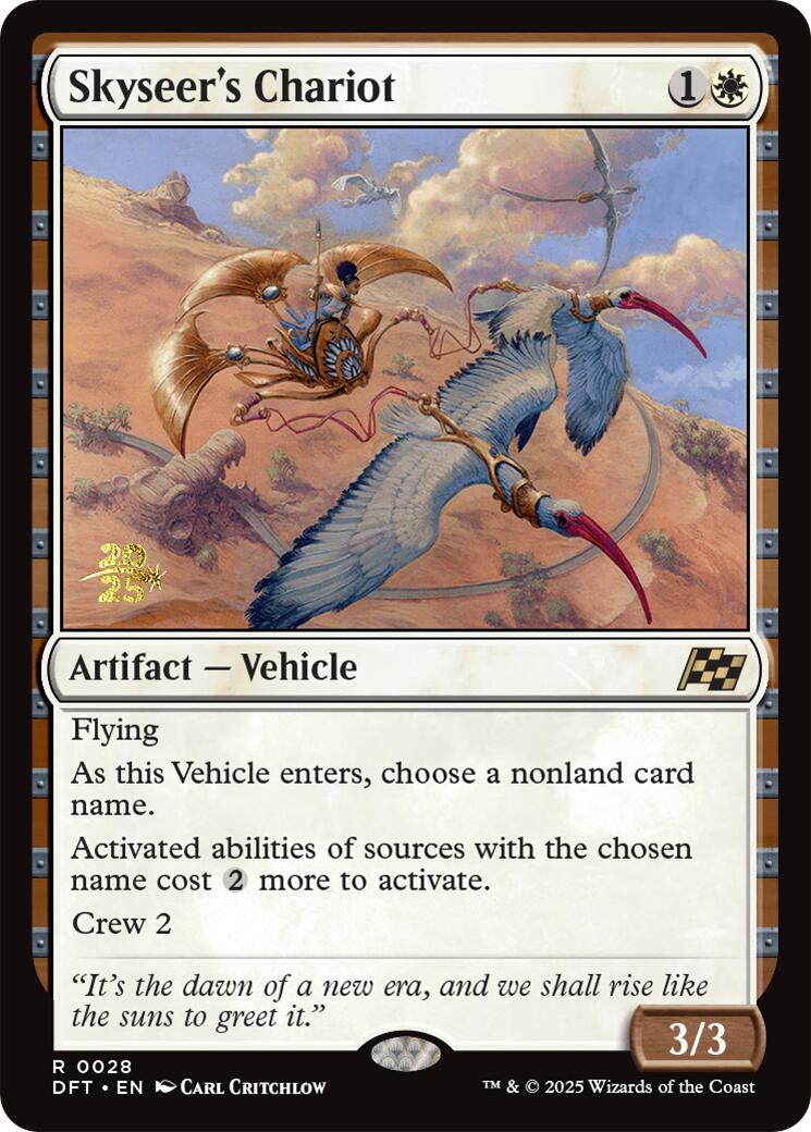 Skyseer's Chariot [Aetherdrift Prerelease Promos] | Galactic Gamez