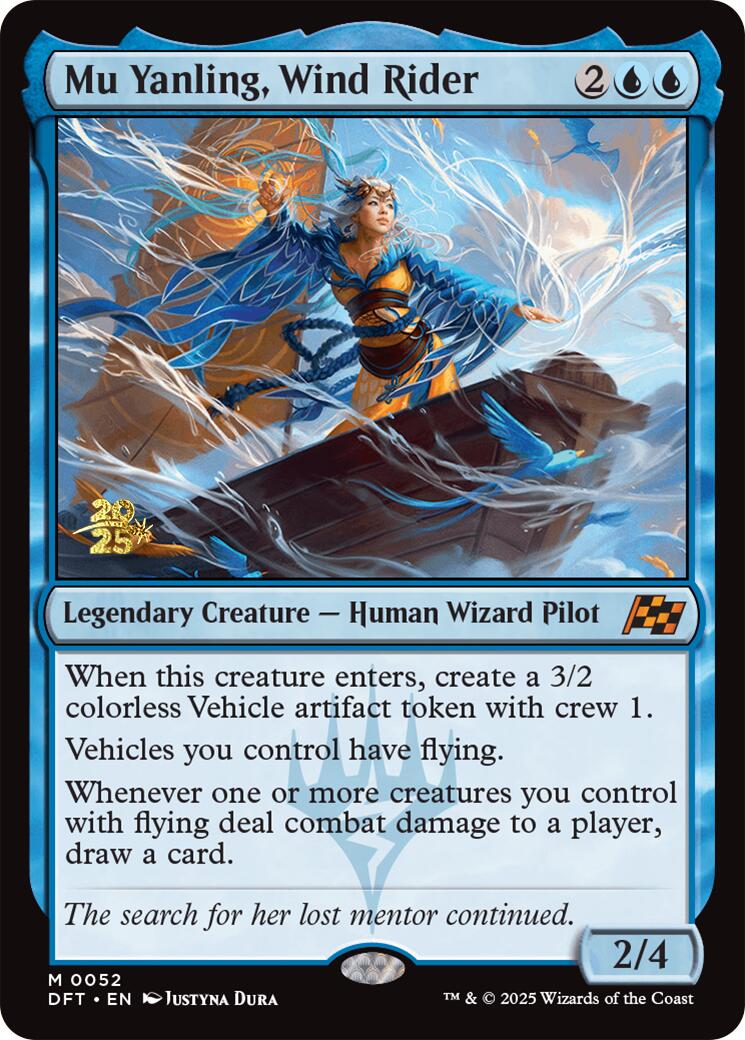 Mu Yanling, Wind Rider [Aetherdrift Prerelease Promos] | Galactic Gamez