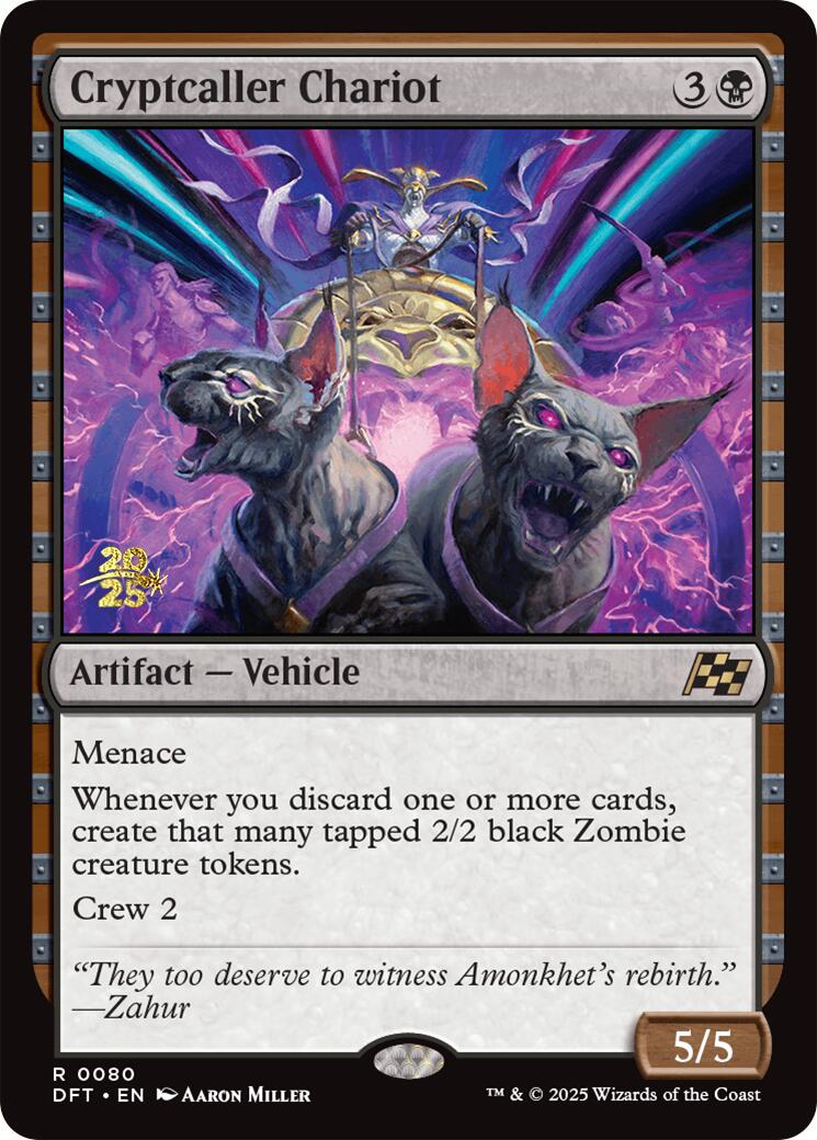 Cryptcaller Chariot [Aetherdrift Prerelease Promos] | Galactic Gamez