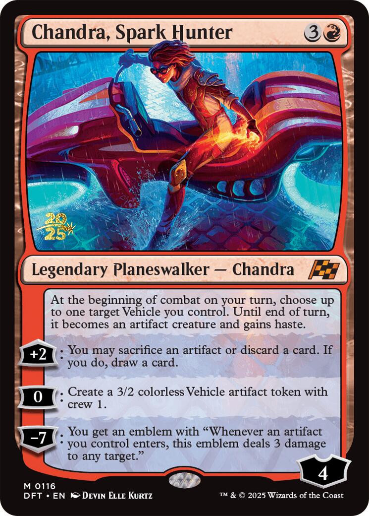 Chandra, Spark Hunter [Aetherdrift Prerelease Promos] | Galactic Gamez