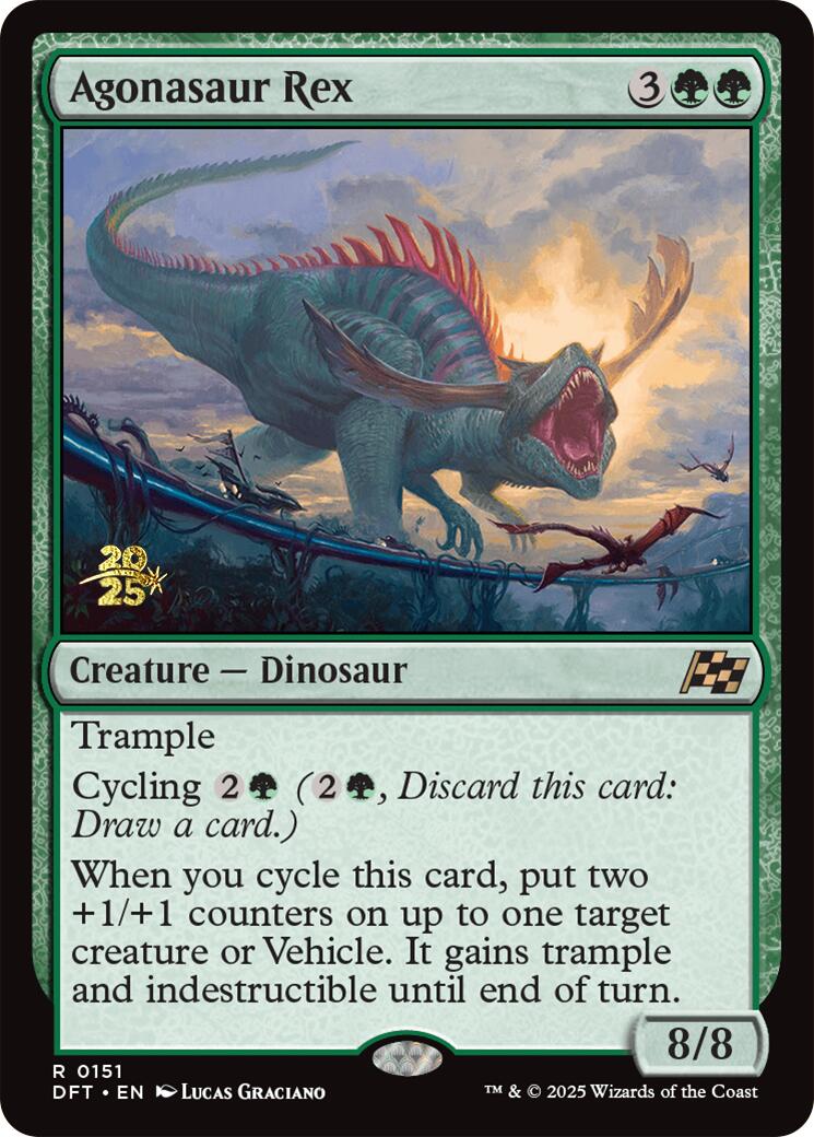 Agonasaur Rex [Aetherdrift Prerelease Promos] | Galactic Gamez