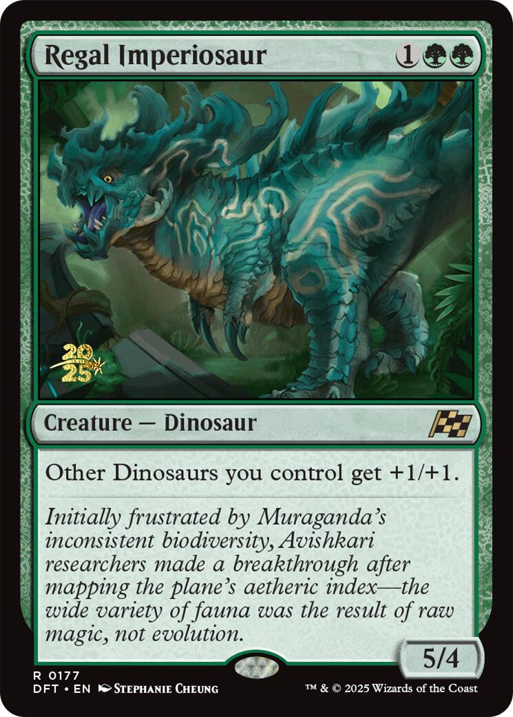 Regal Imperiosaur [Aetherdrift Prerelease Promos] | Galactic Gamez