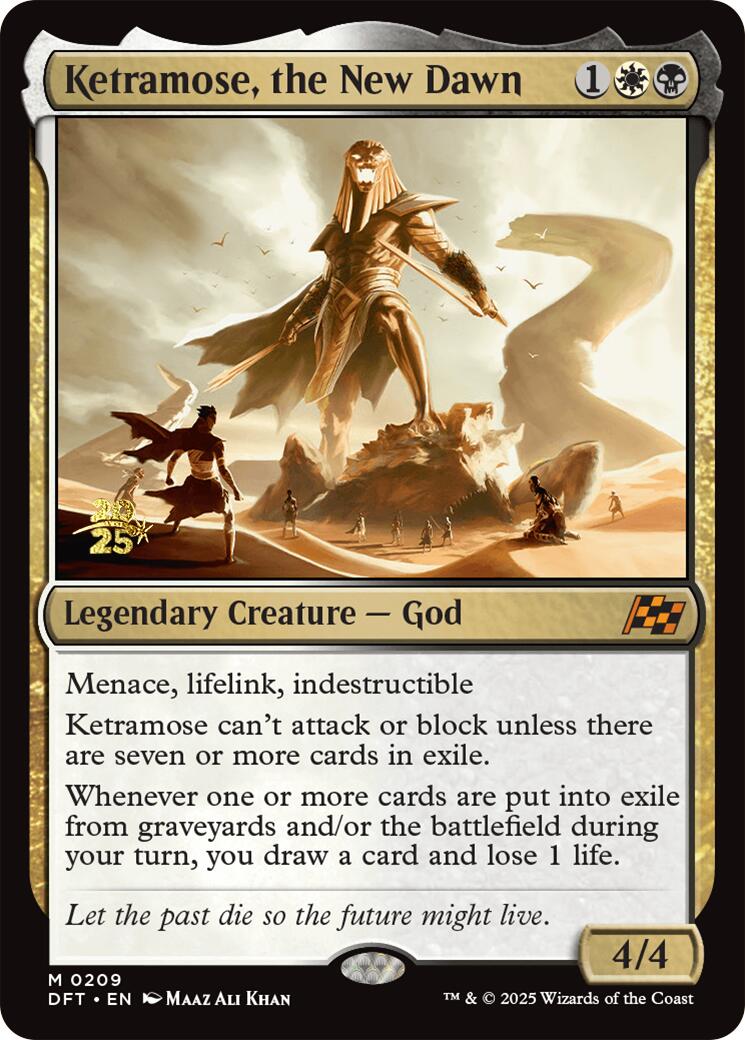 Ketramose, the New Dawn [Aetherdrift Prerelease Promos] | Galactic Gamez