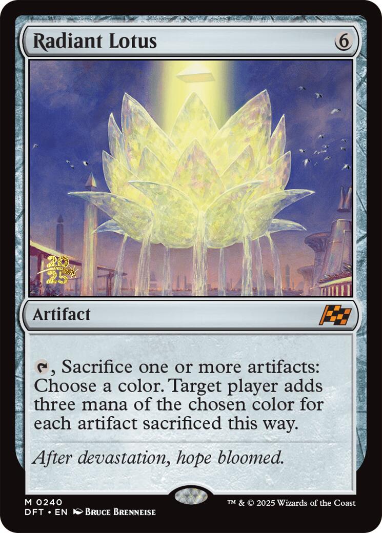 Radiant Lotus [Aetherdrift Prerelease Promos] | Galactic Gamez