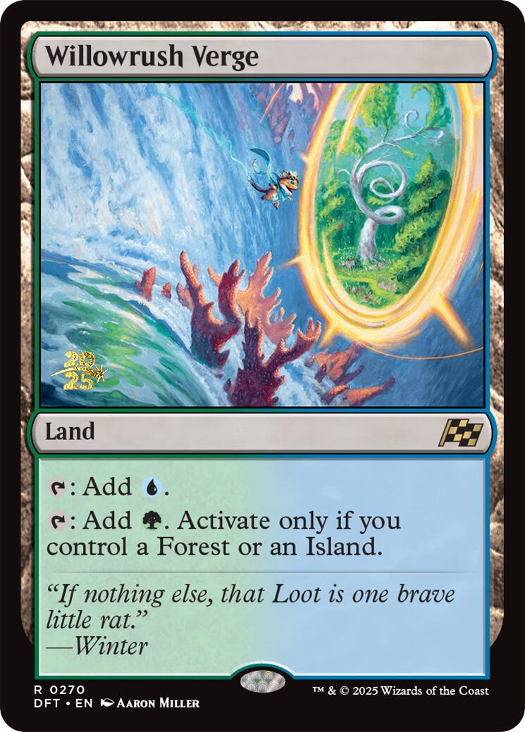 Willowrush Verge [Aetherdrift Prerelease Promos] | Galactic Gamez