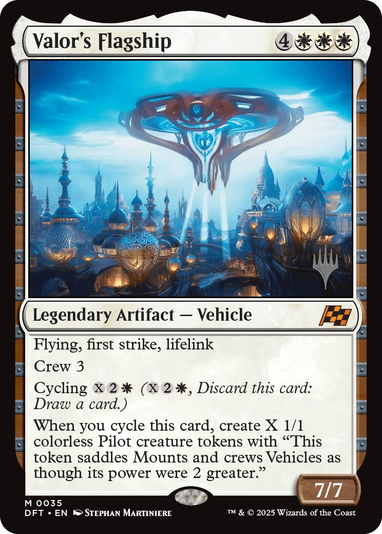 Valor's Flagship [Aetherdrift Promos] | Galactic Gamez