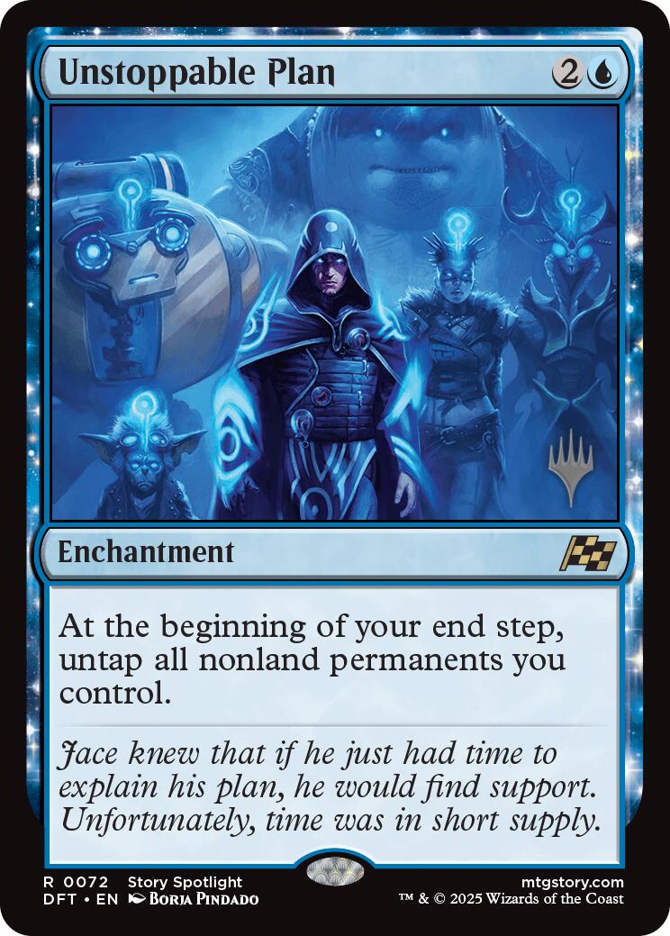 Unstoppable Plan (Promo Pack) [Aetherdrift Promos] | Galactic Gamez
