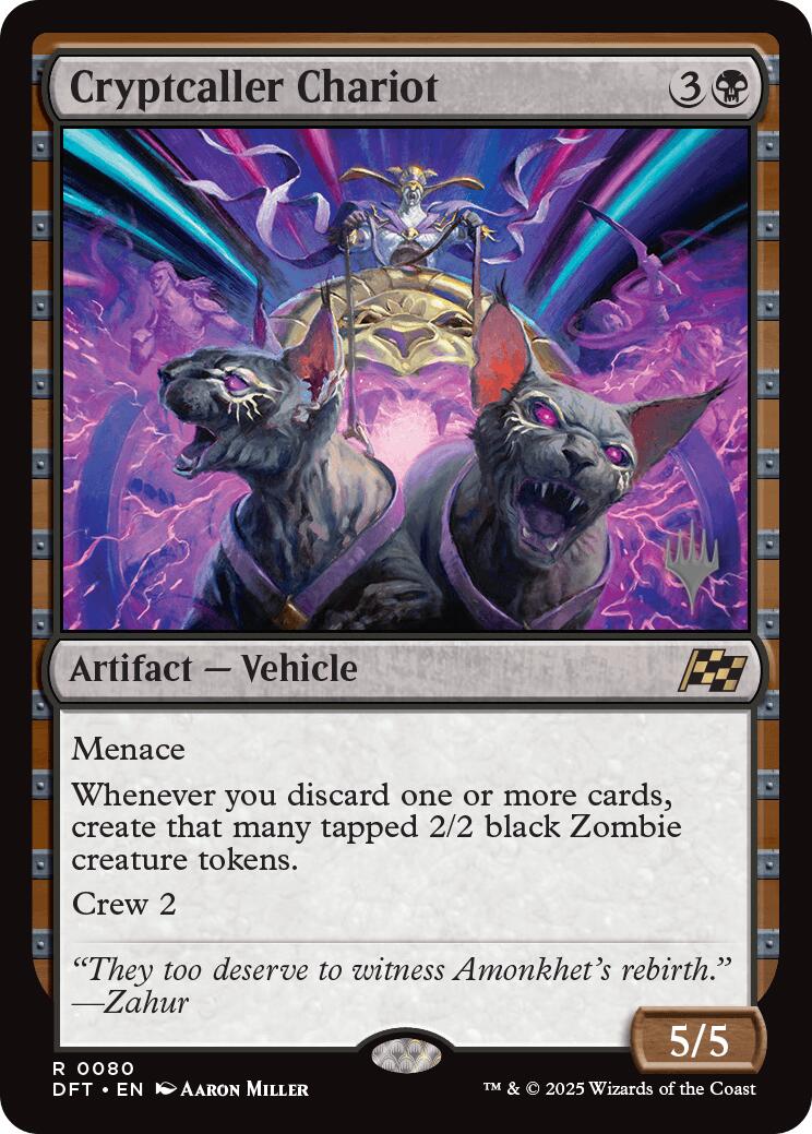 Cryptcaller Chariot [Aetherdrift Promos] | Galactic Gamez