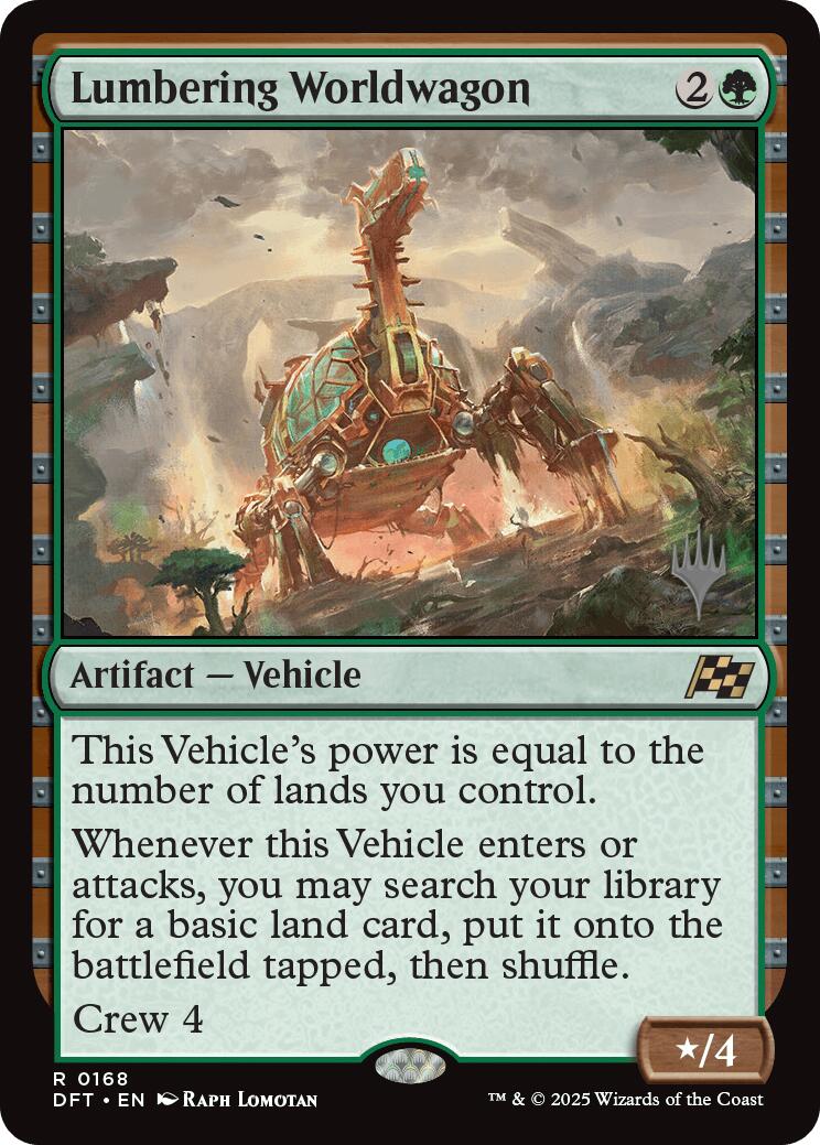 Lumbering Worldwagon [Aetherdrift Promos] | Galactic Gamez