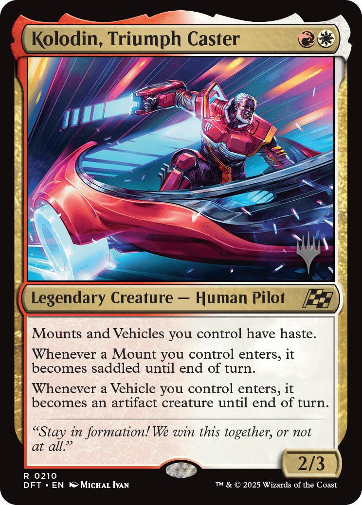 Kolodin, Triumph Caster [Aetherdrift Promos] | Galactic Gamez