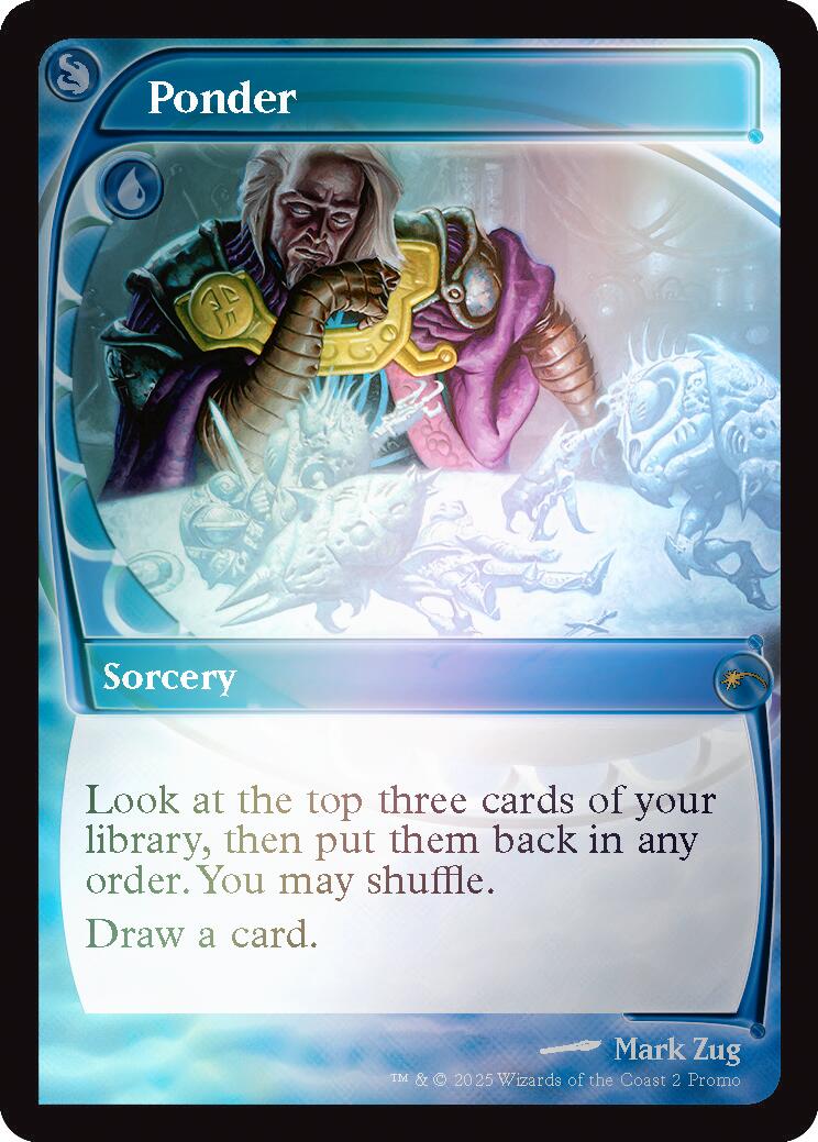 Ponder (Future Sight) [Secret Lair Drop Series] | Galactic Gamez