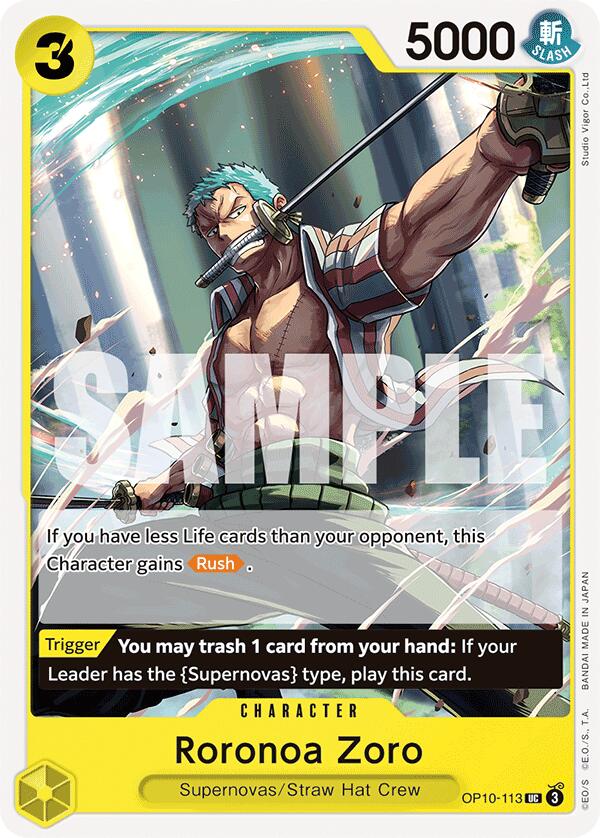 Roronoa Zoro (113) [Royal Blood] | Galactic Gamez